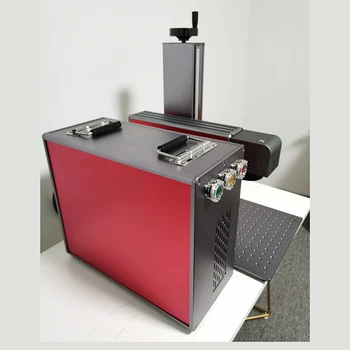 50 de Wați Raycus vânzare Fierbinte 110V 220V imprimanta laser desktop portabil mini fibre mașină de marcare cu laser
